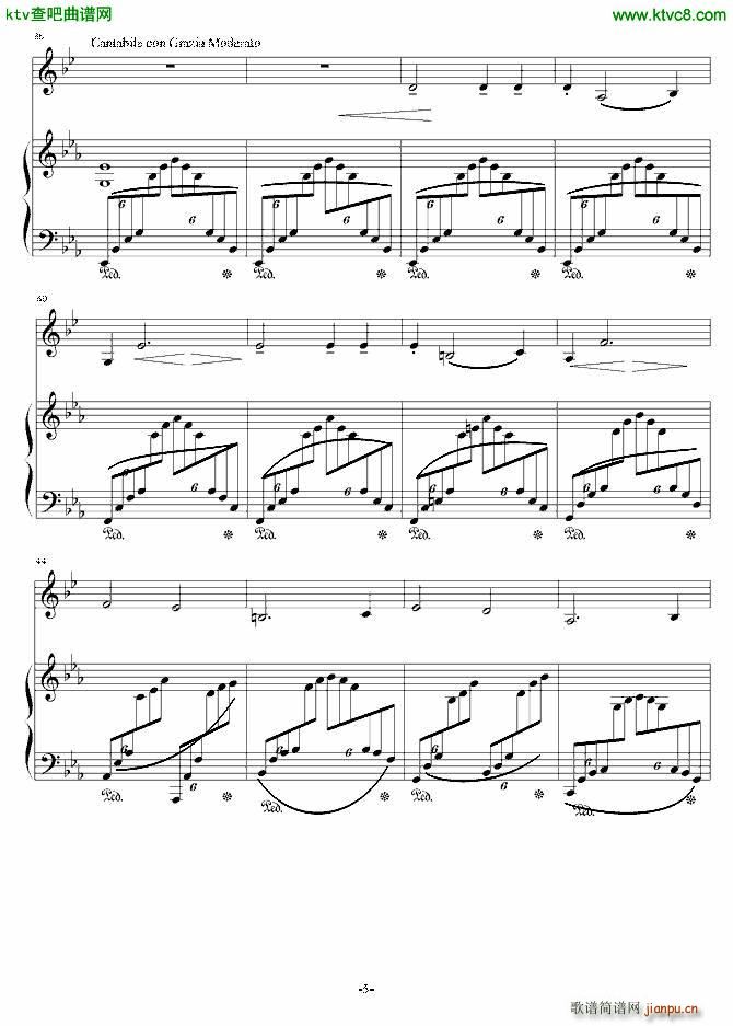 荒芜第三乐章(钢琴谱)5