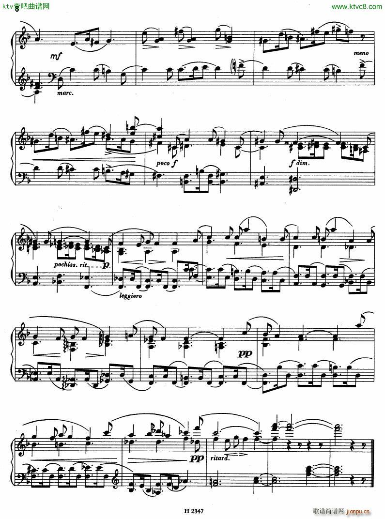 Hurnik piano sonatina(钢琴谱)8