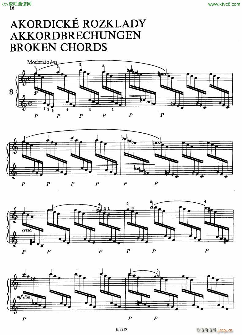 Hurnik piano etudes(钢琴谱)13