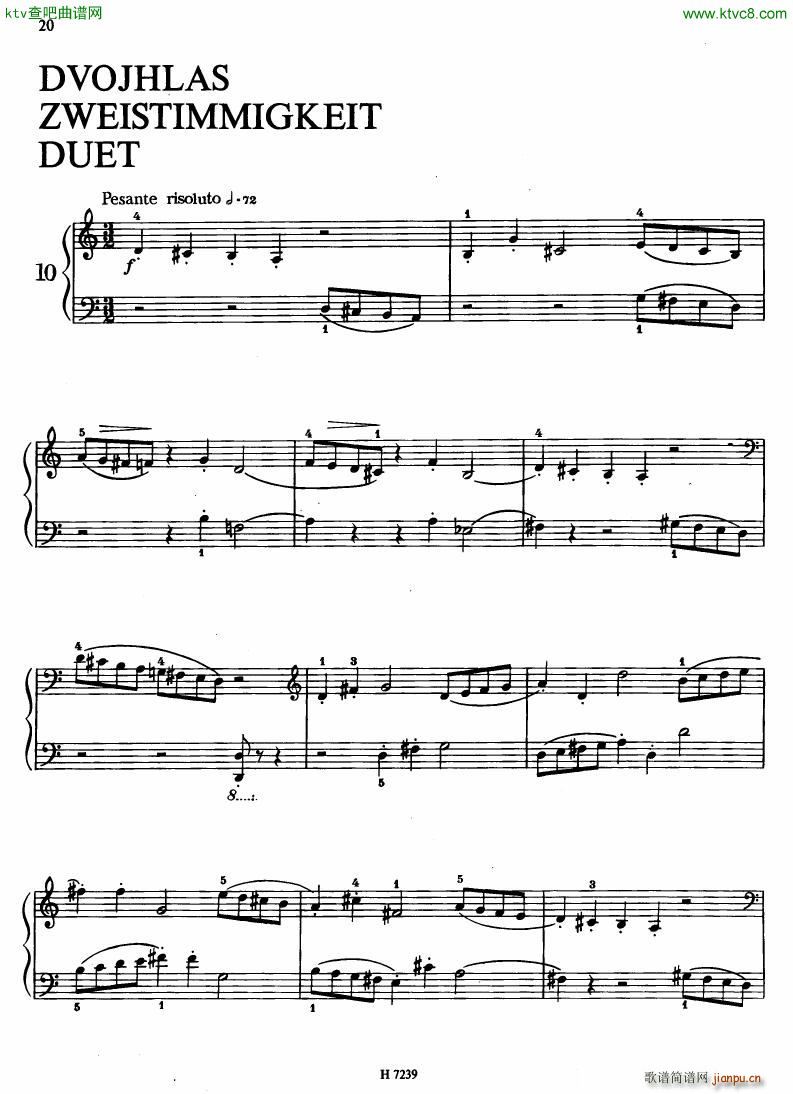 Hurnik piano etudes(钢琴谱)17