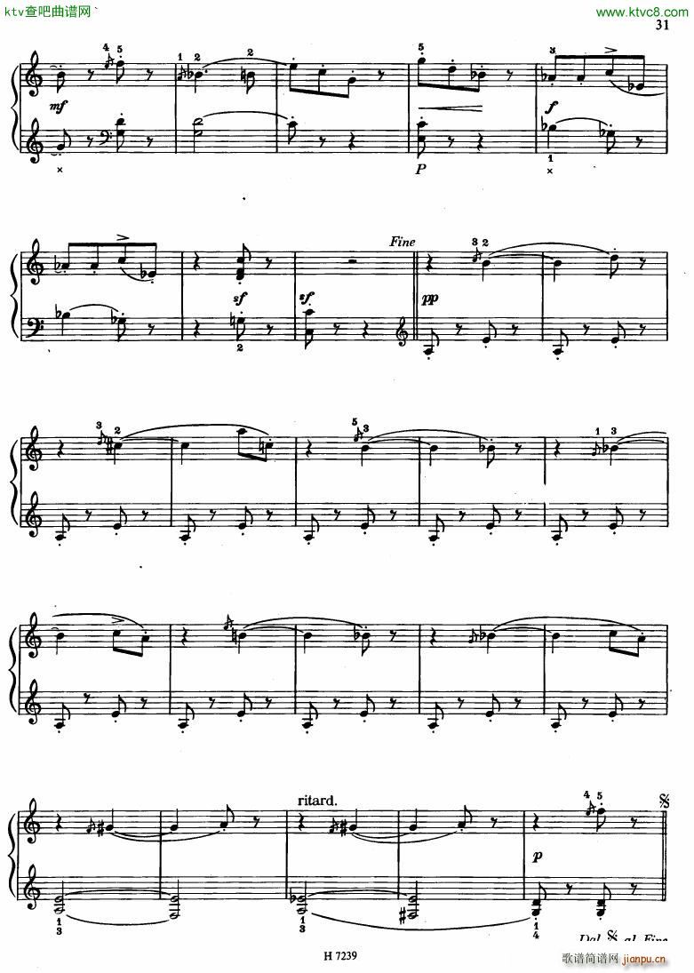 Hurnik piano etudes(钢琴谱)28