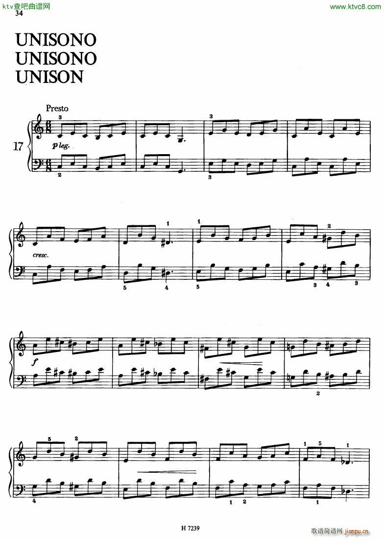 Hurnik piano etudes(钢琴谱)31