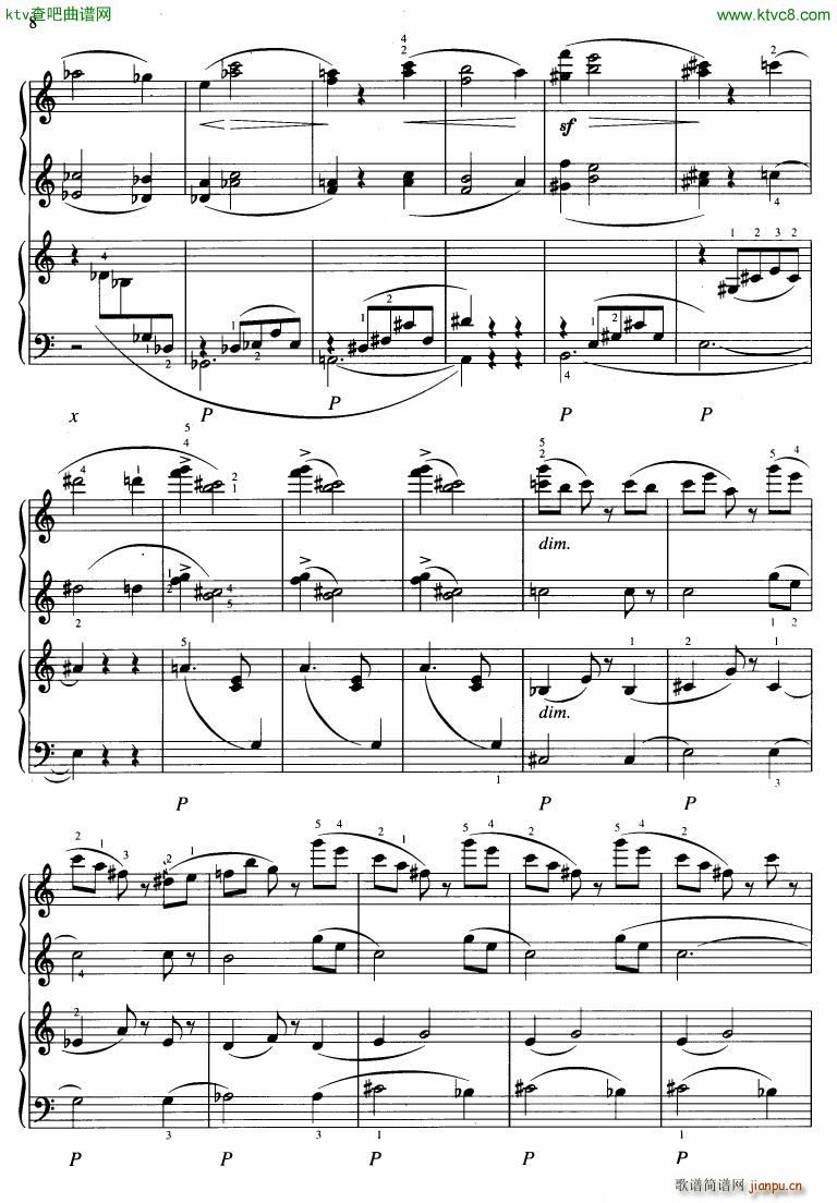 Hurnik innocenza for 4 hands(钢琴谱)7