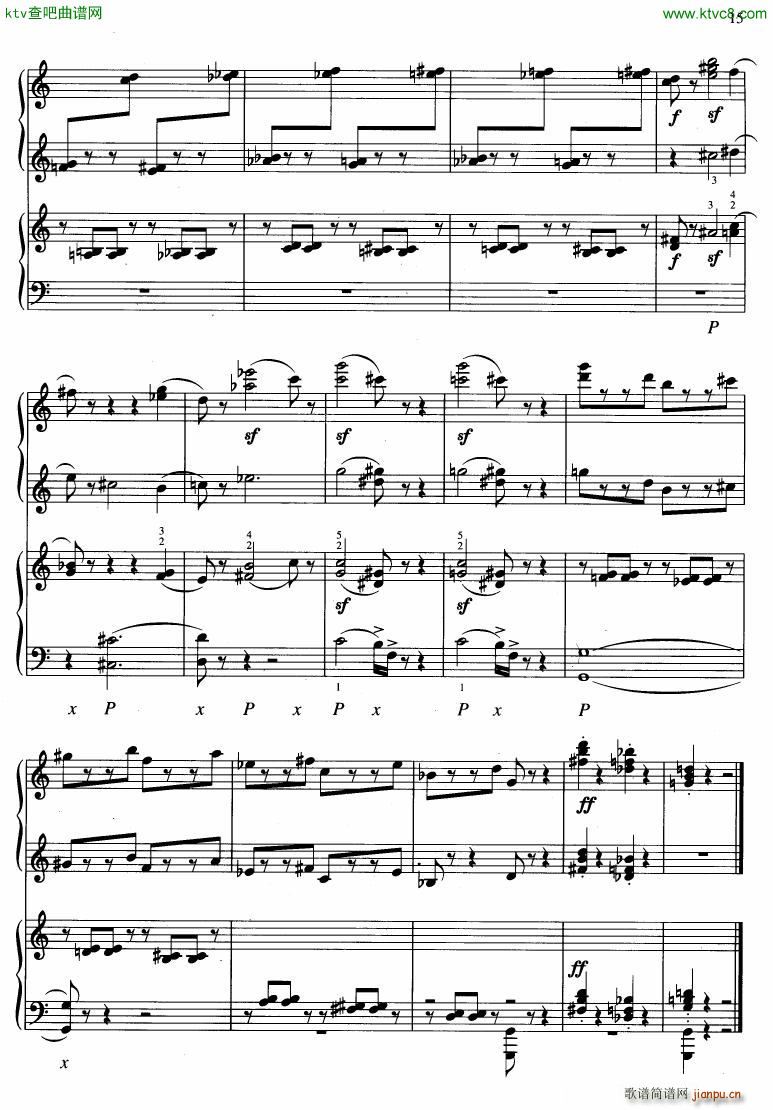 Hurnik innocenza for 4 hands(钢琴谱)14