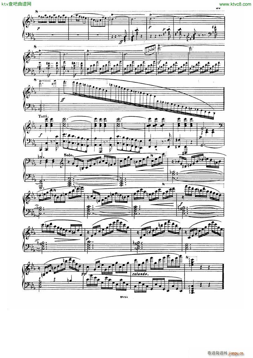 Hummel Mozart K491 Klavierkonzert(钢琴谱)14