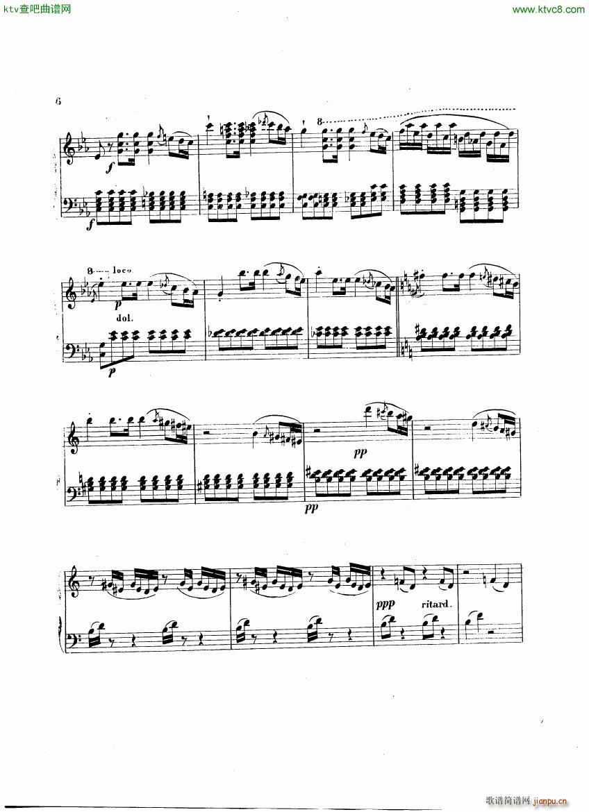 hummel 124 fantasy on mozart s figaro(钢琴谱)5