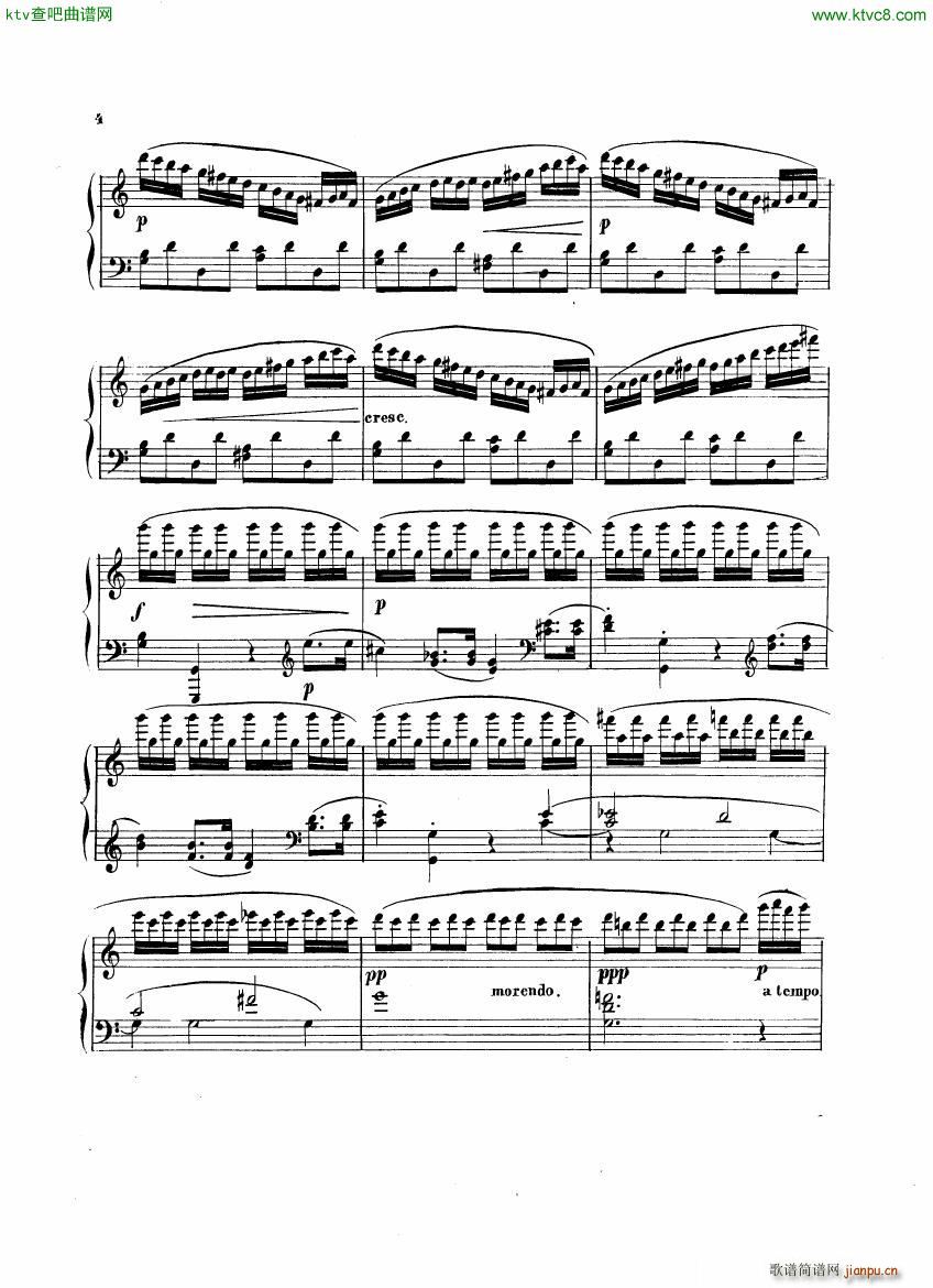 hummel 124 fantasy on mozart s figaro(钢琴谱)3