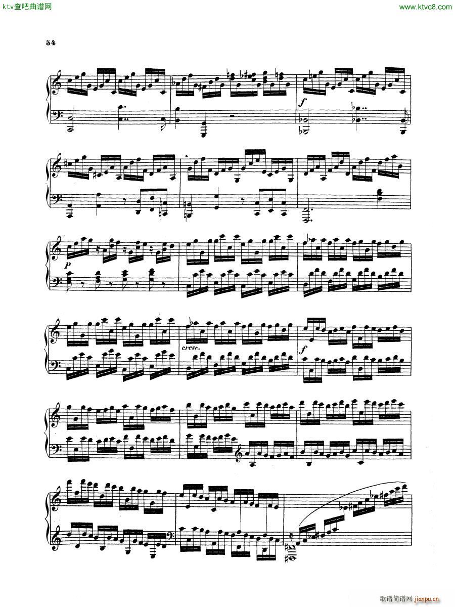 Hummel Sonata No 4 Op 38(钢琴谱)8
