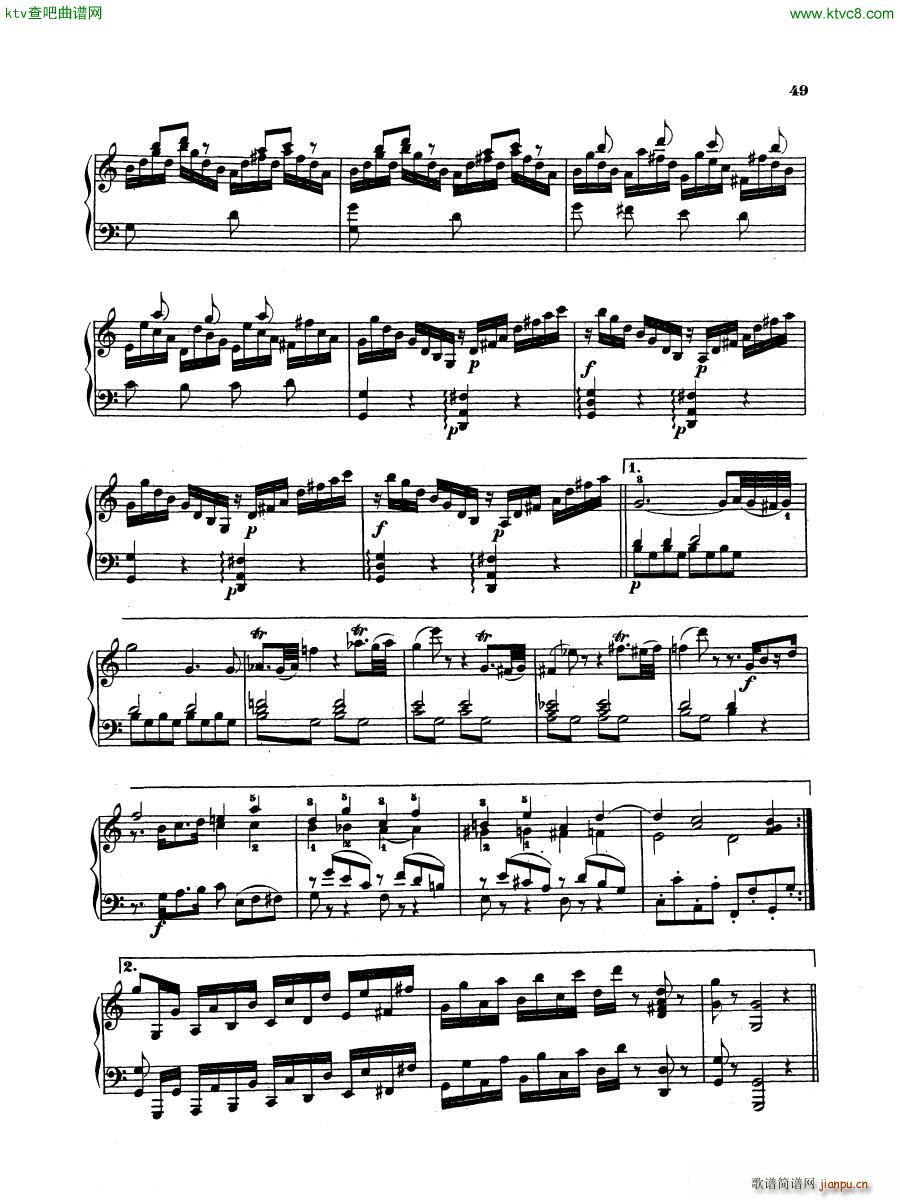 Hummel Sonata No 4 Op 38(钢琴谱)6