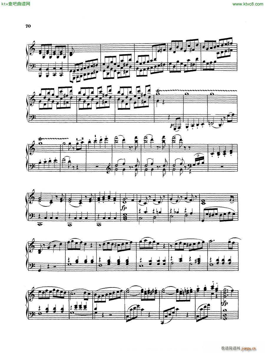 Hummel Sonata No 4 Op 38(钢琴谱)27