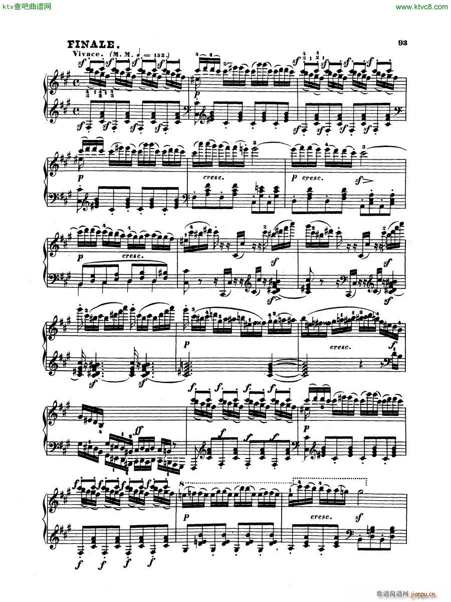 Hummel Sonata in F sharp minor Op 81(钢琴谱)20