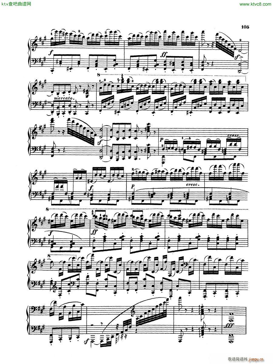 Hummel Sonata in F sharp minor Op 81(钢琴谱)32