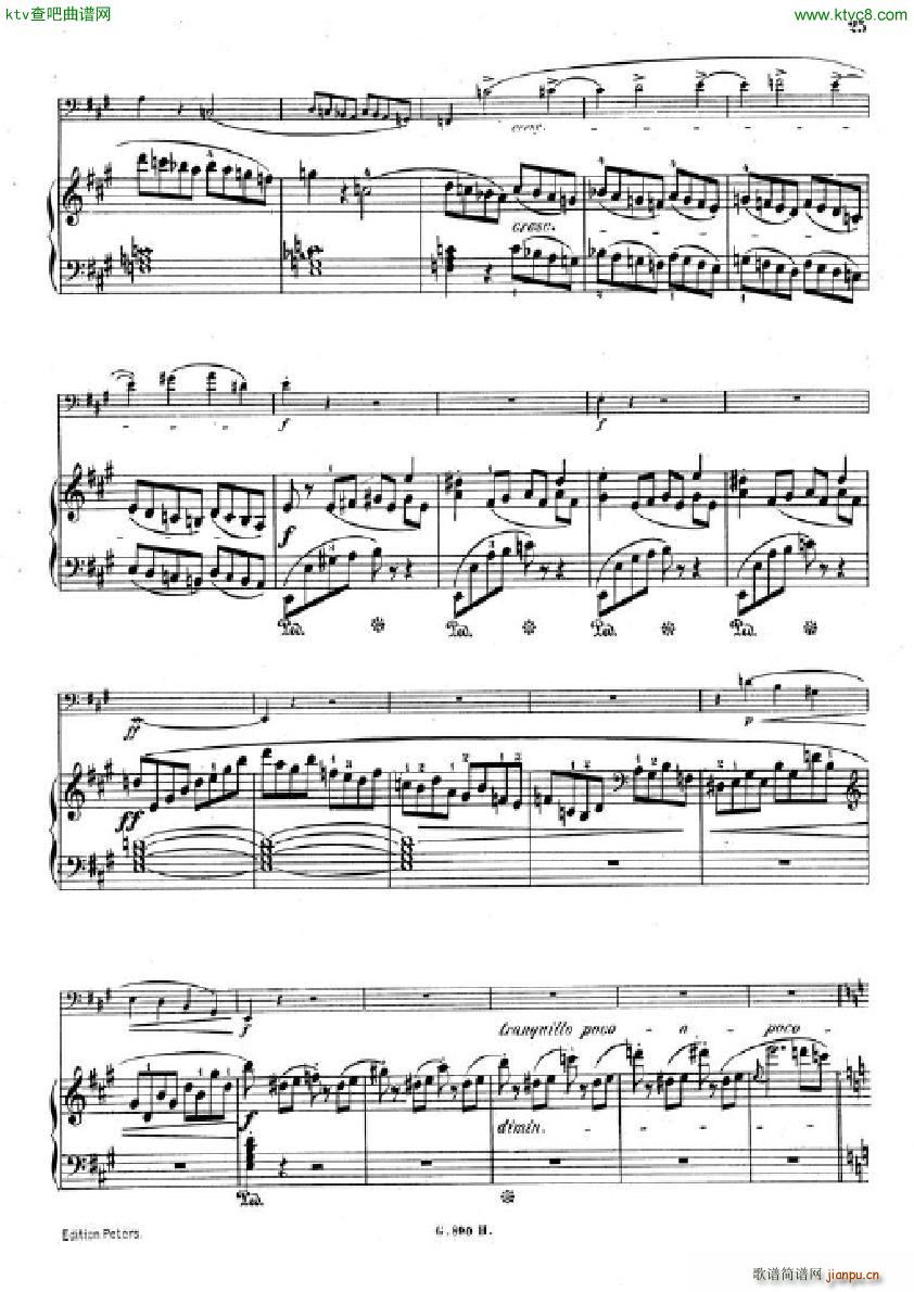 Hummel Sonata for cello and piano(钢琴谱)23