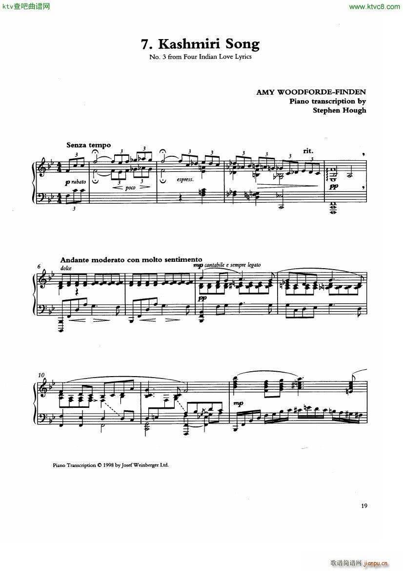 hough song1(钢琴谱)19