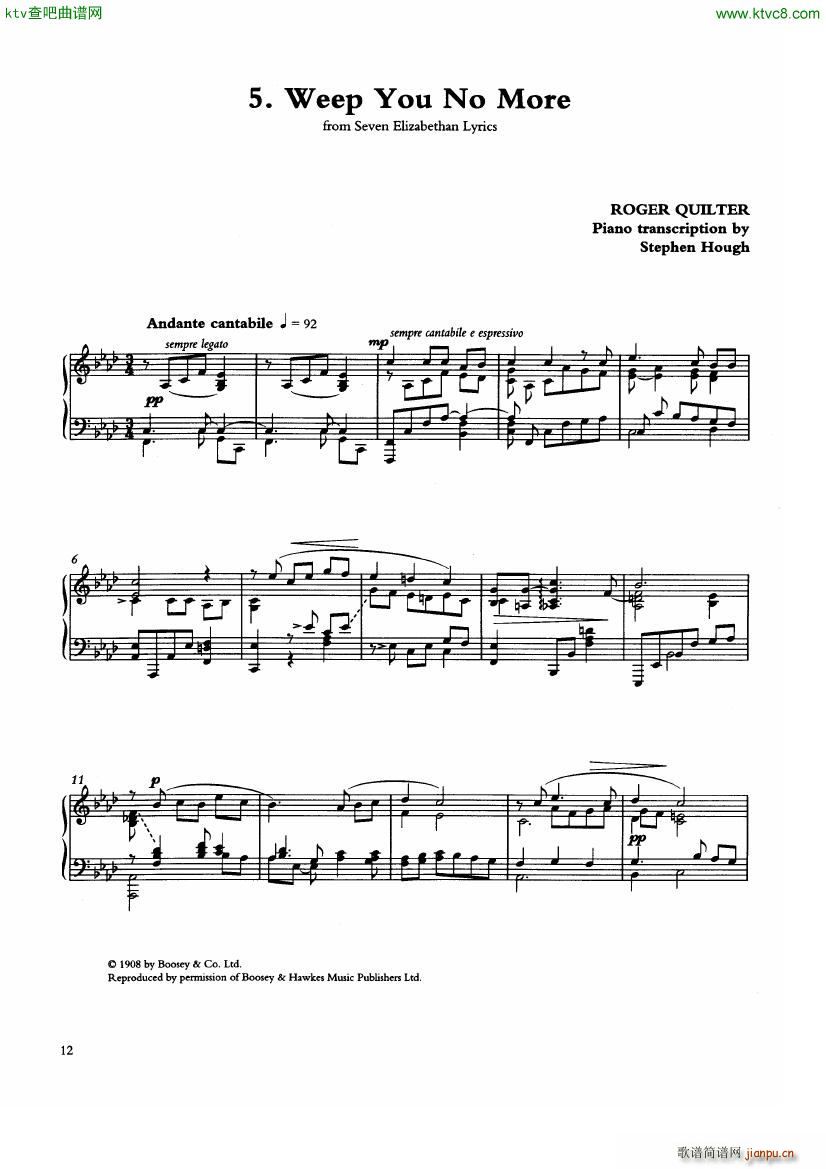 hough song1(钢琴谱)12