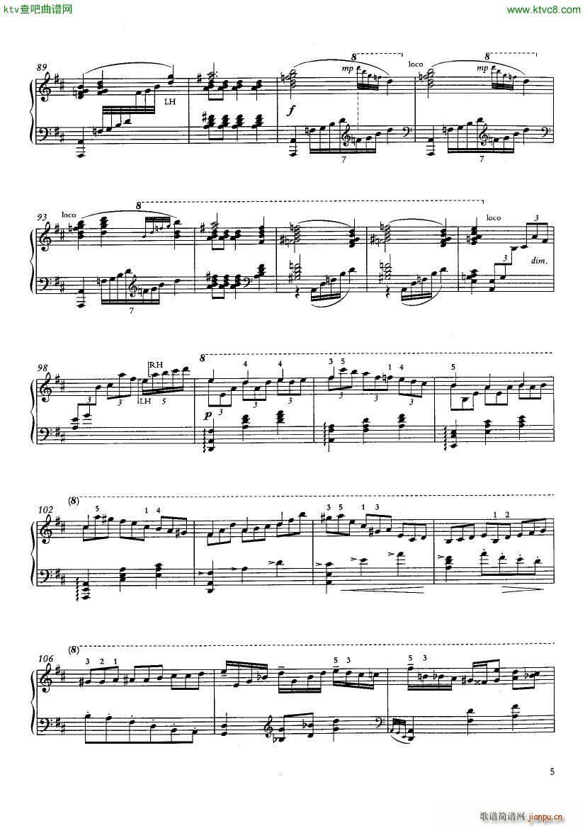 Hough 4 songs(钢琴谱)5