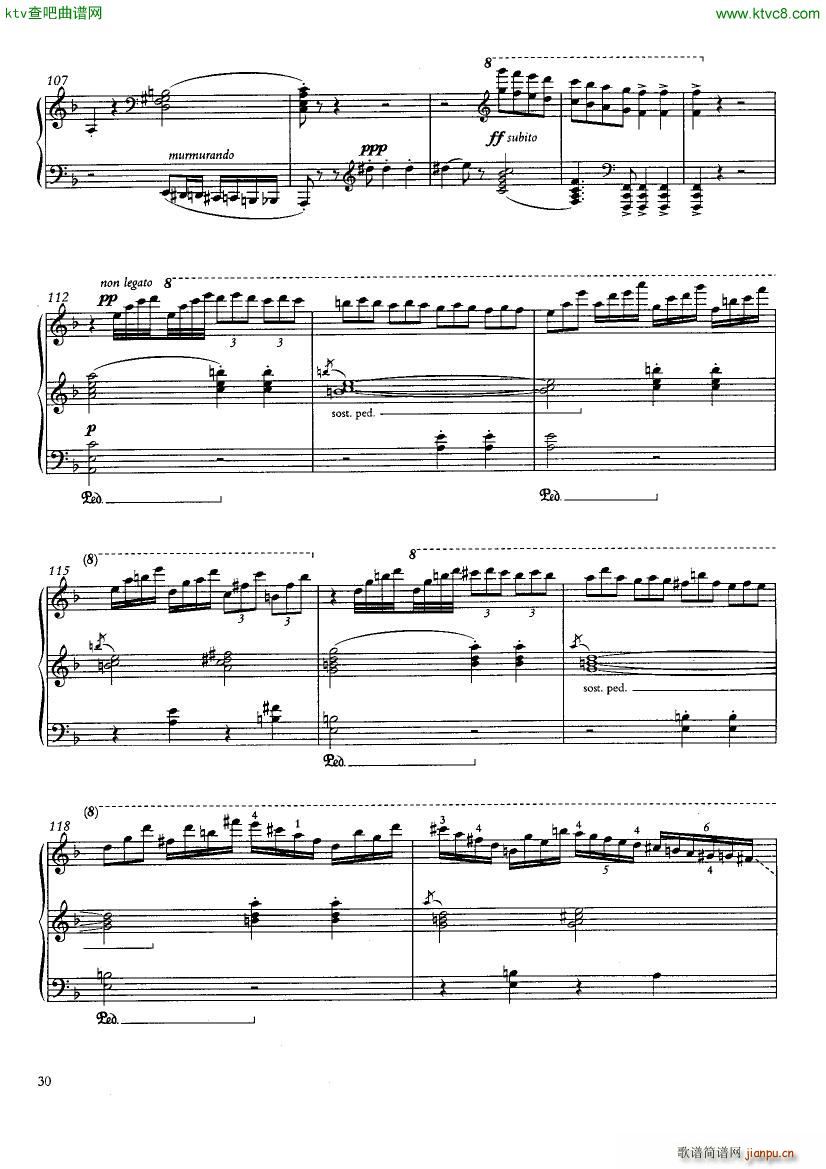 Hough 4 songs(钢琴谱)30