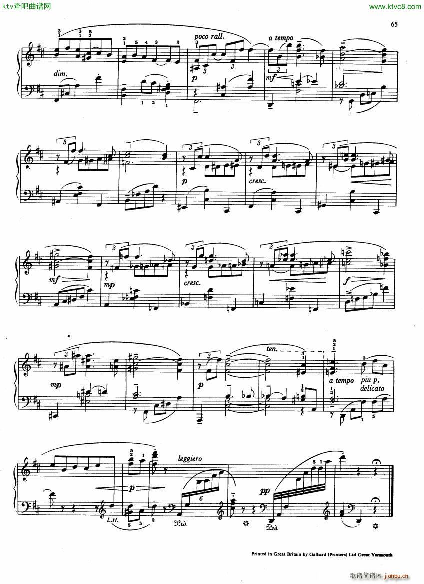 Ireland Columbine(钢琴谱)5