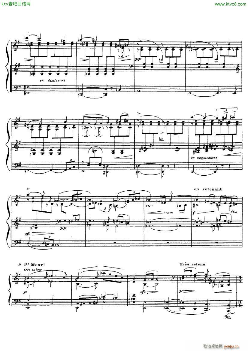 Indy Sonate en mi(钢琴谱)5