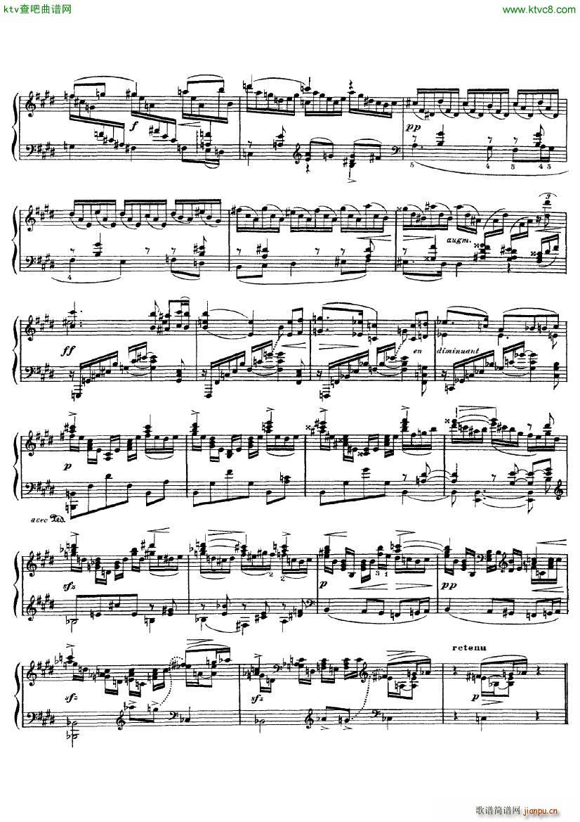 Indy Sonate en mi(钢琴谱)1