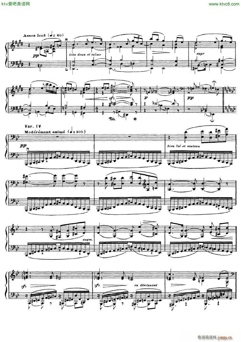 Indy Sonate en mi(钢琴谱)9