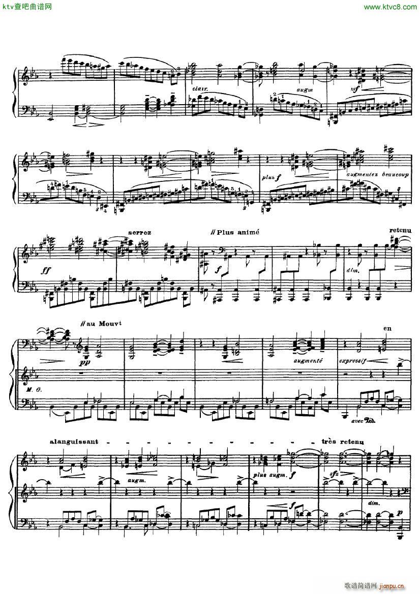 Indy Sonate en mi(钢琴谱)17