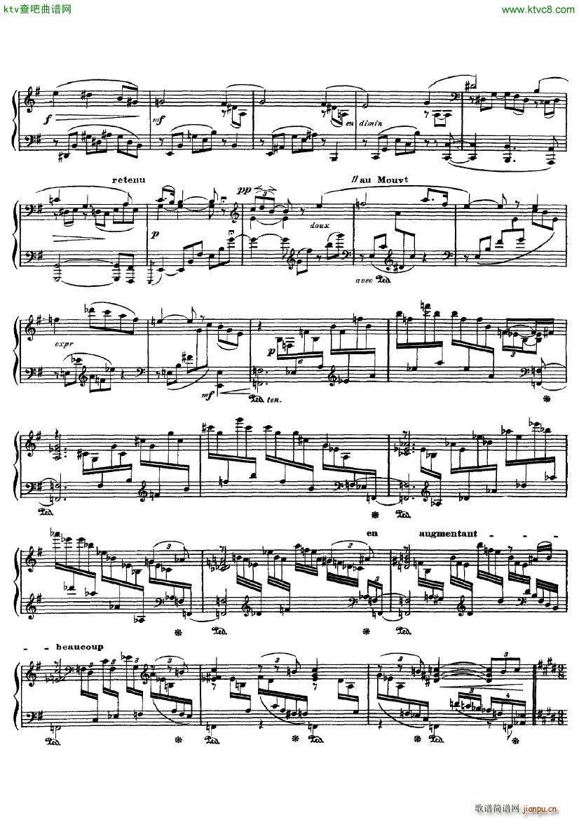 Indy Sonate en mi(钢琴谱)24