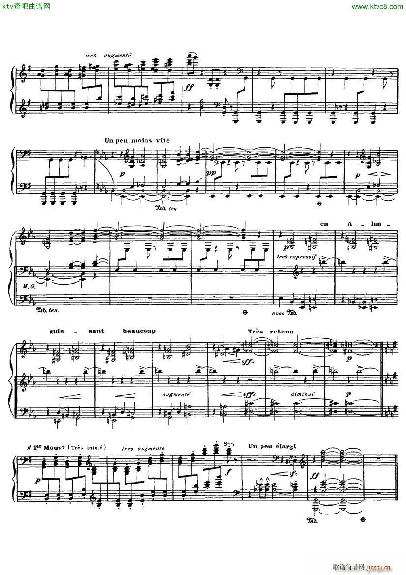 Indy Sonate en mi(钢琴谱)22