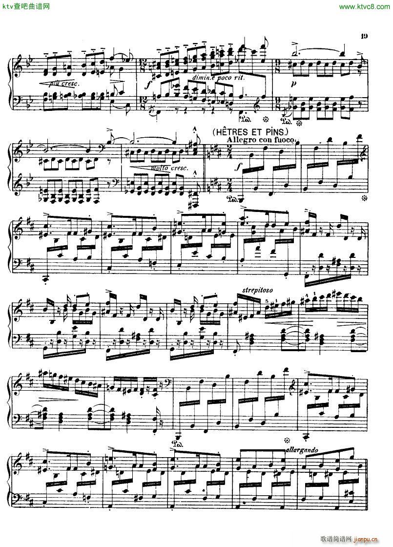 Indy Poeme des montagnes op15(钢琴谱)9