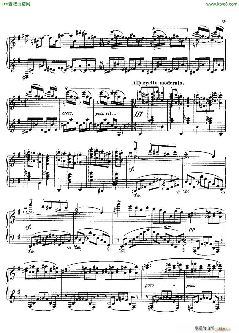 Indy Poeme des montagnes op15(钢琴谱)12