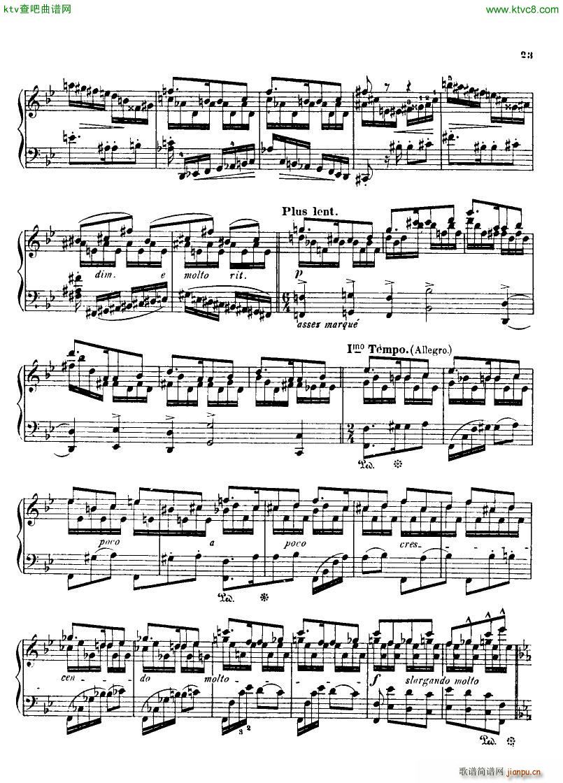 Indy Poeme des montagnes op15(钢琴谱)20