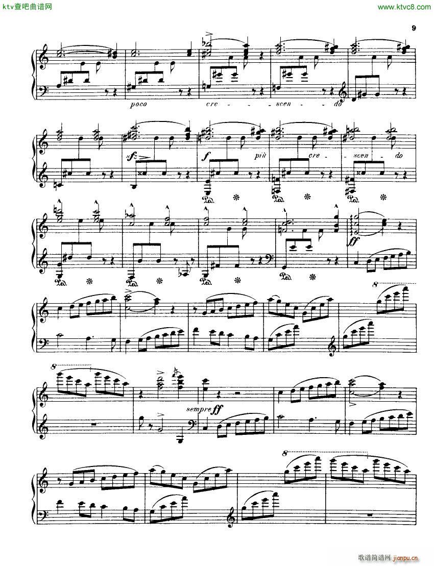 Indy Petite Sonate dans la forme classique op9(钢琴谱)7