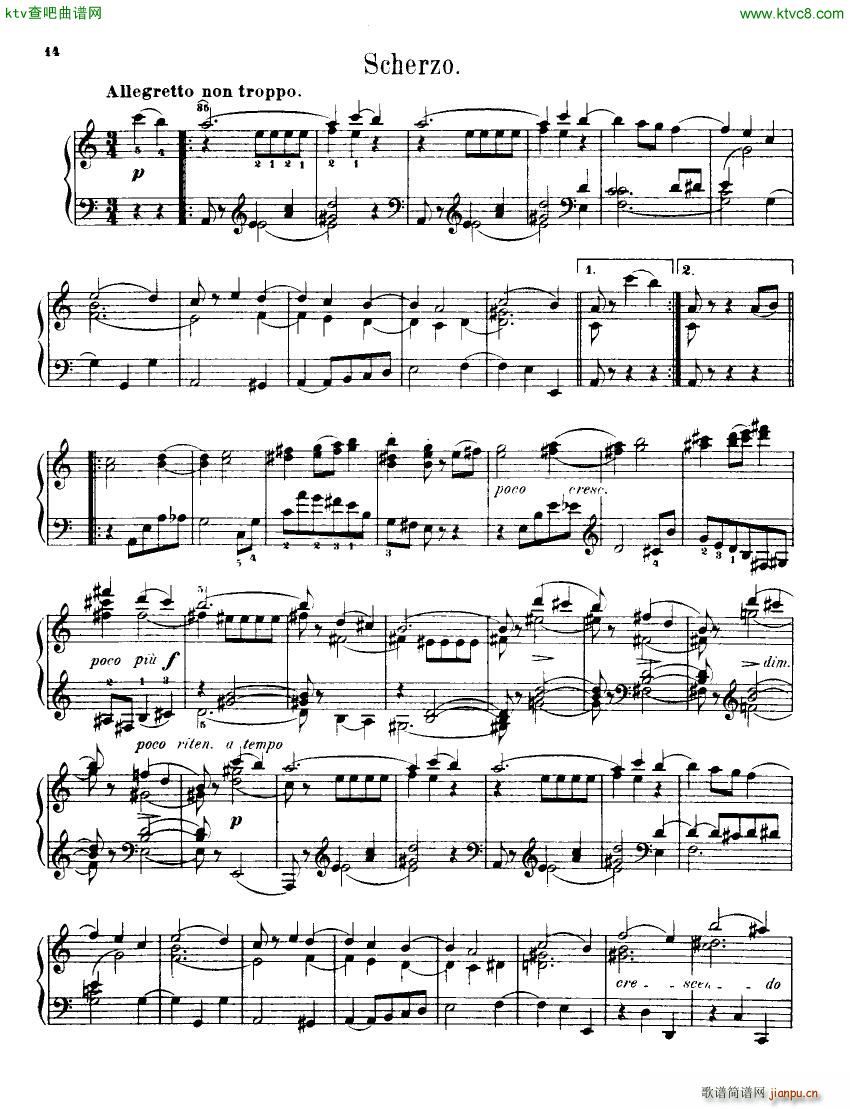 Indy Petite Sonate dans la forme classique op9(钢琴谱)12