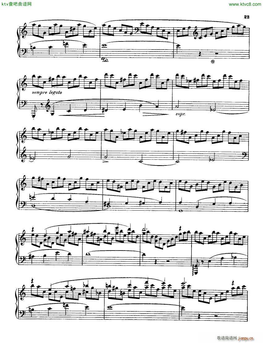 Indy Petite Sonate dans la forme classique op9(钢琴谱)21