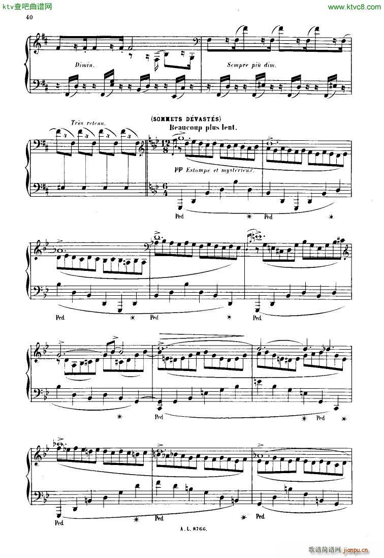 d indy Tableaux de Voyage Op 33(钢琴谱)37