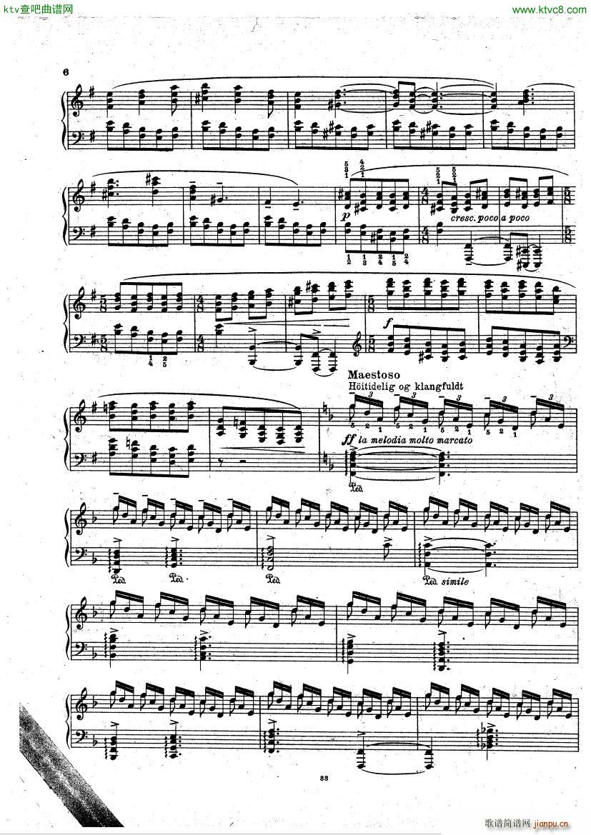 Hurum Op 17 Gotiske Billeder(钢琴谱)5