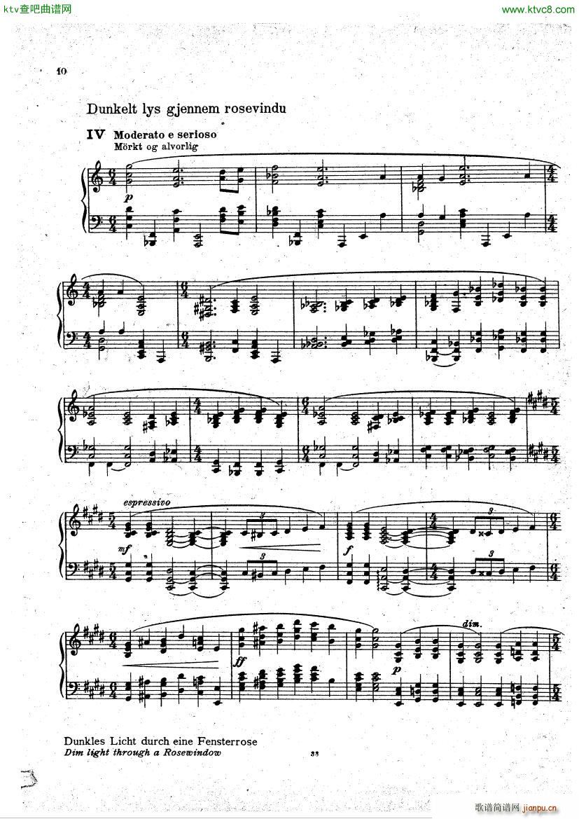 Hurum Op 17 Gotiske Billeder(钢琴谱)9