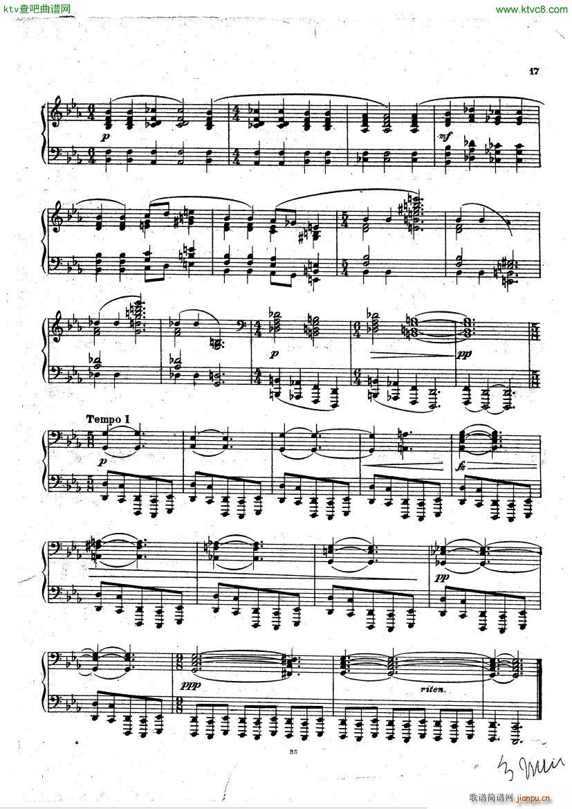 Hurum Op 17 Gotiske Billeder(钢琴谱)16