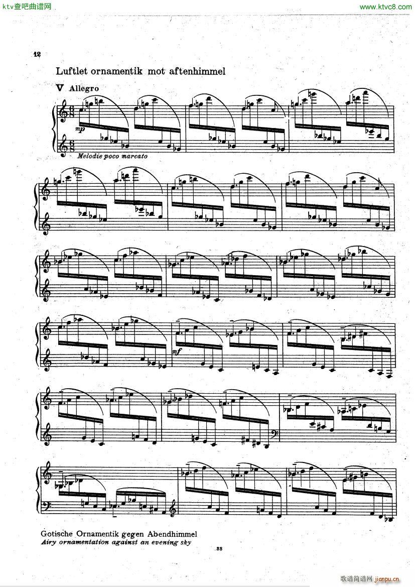 Hurum Op 17 Gotiske Billeder(钢琴谱)11