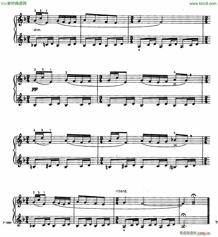 Hurnik ursuline street suite(钢琴谱)8