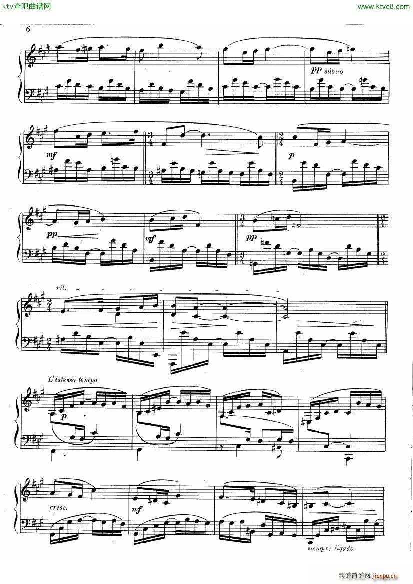 guastavino mis amigos(钢琴谱)6