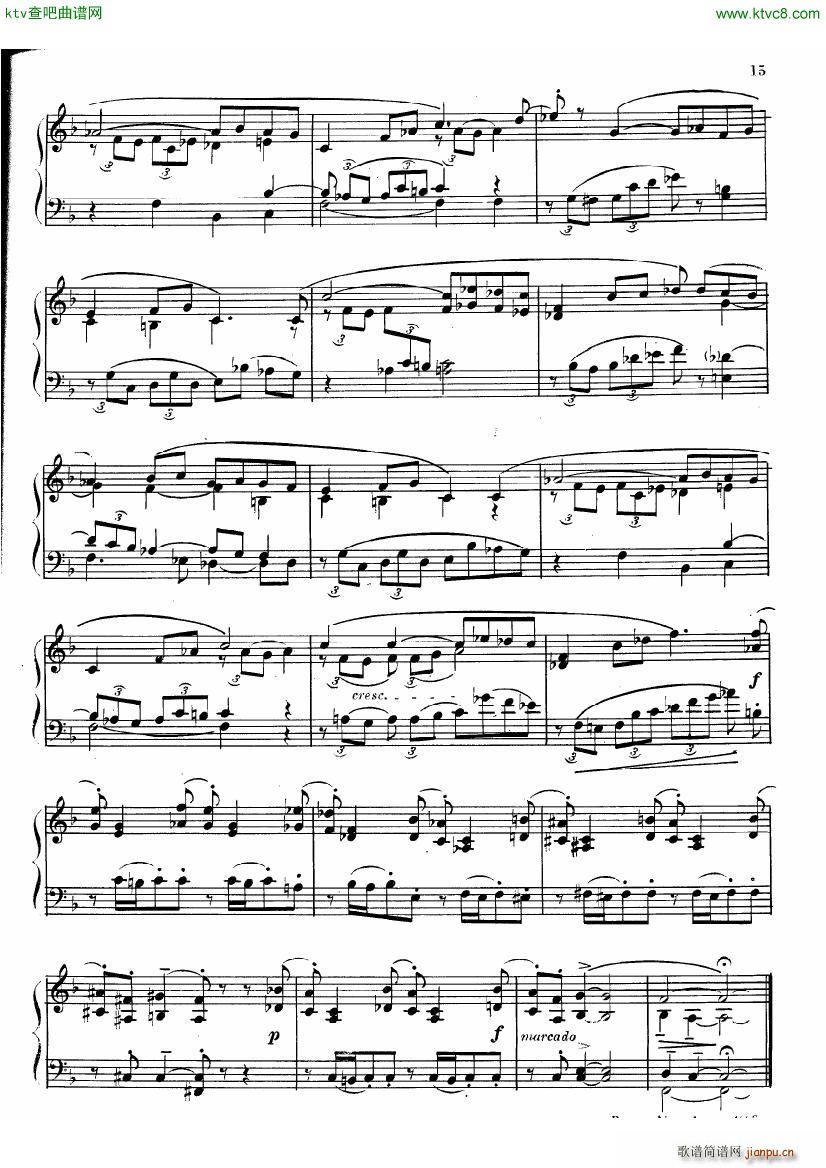 guastavino mis amigos(钢琴谱)15