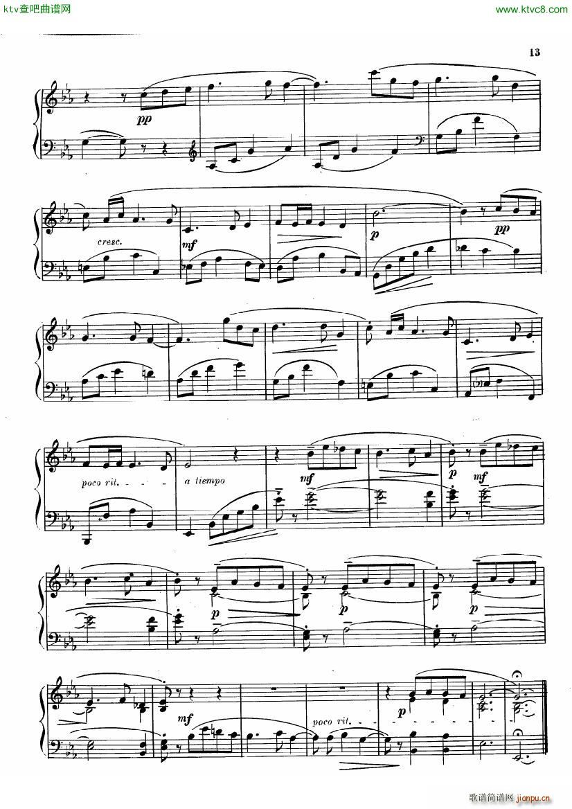 guastavino mis amigos(钢琴谱)13