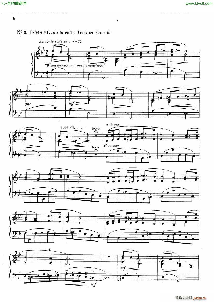 guastavino mis amigos(钢琴谱)8