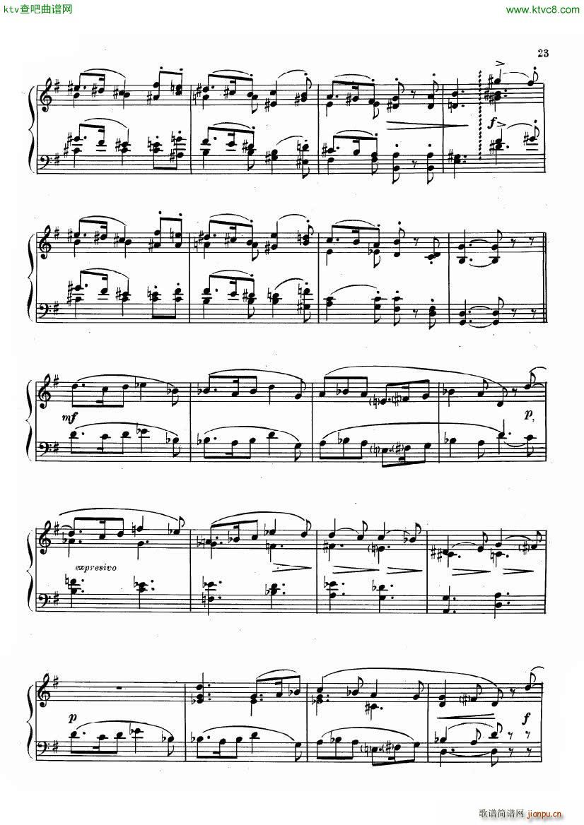 guastavino mis amigos(钢琴谱)23