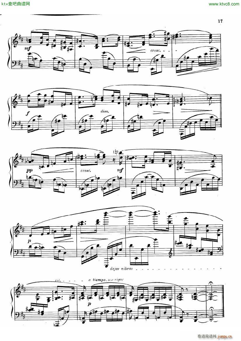 guastavino mis amigos(钢琴谱)17