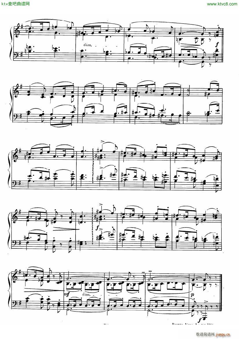 guastavino mis amigos(钢琴谱)24