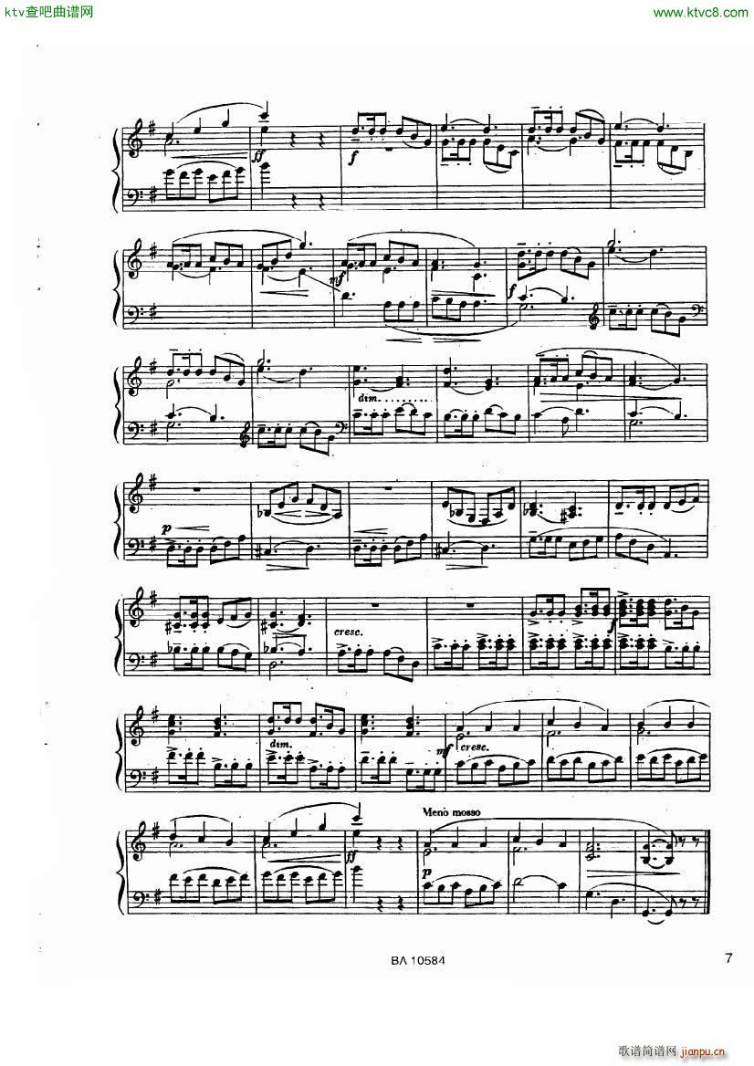 guastavino 10 preludios para piano(钢琴谱)6