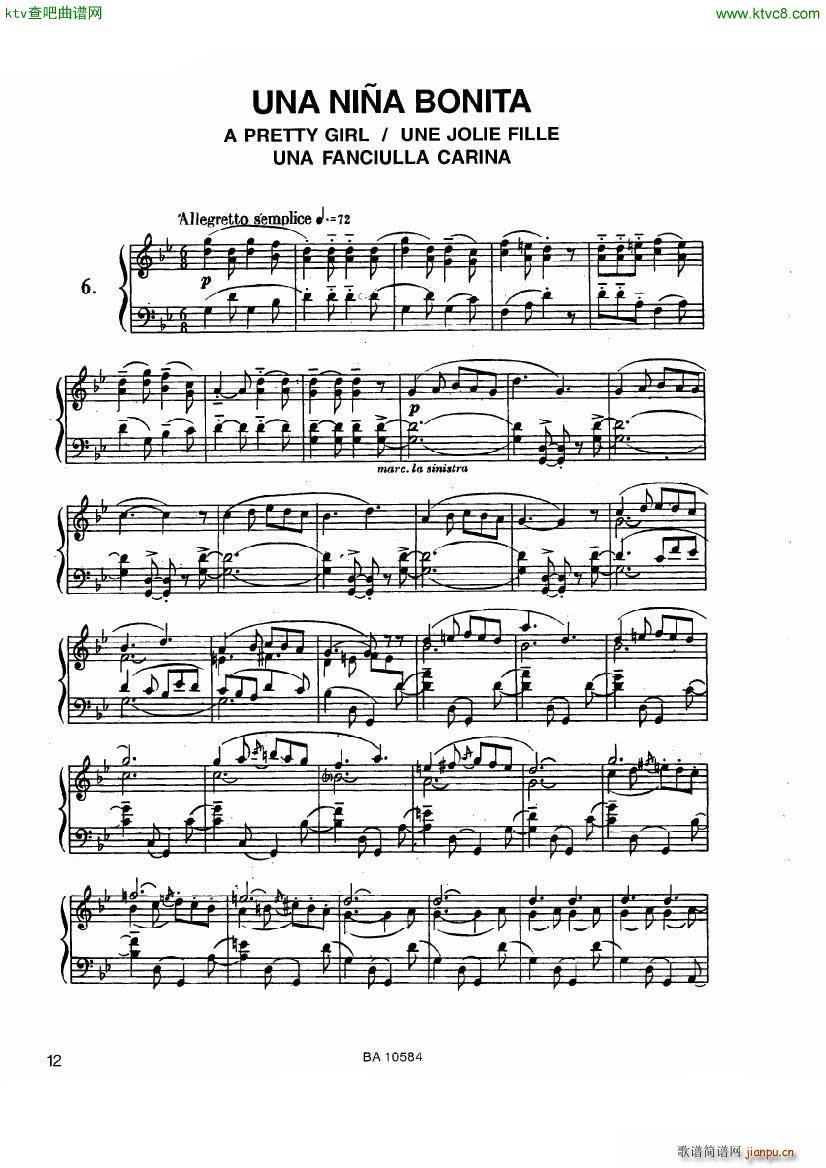 guastavino 10 preludios para piano(钢琴谱)11