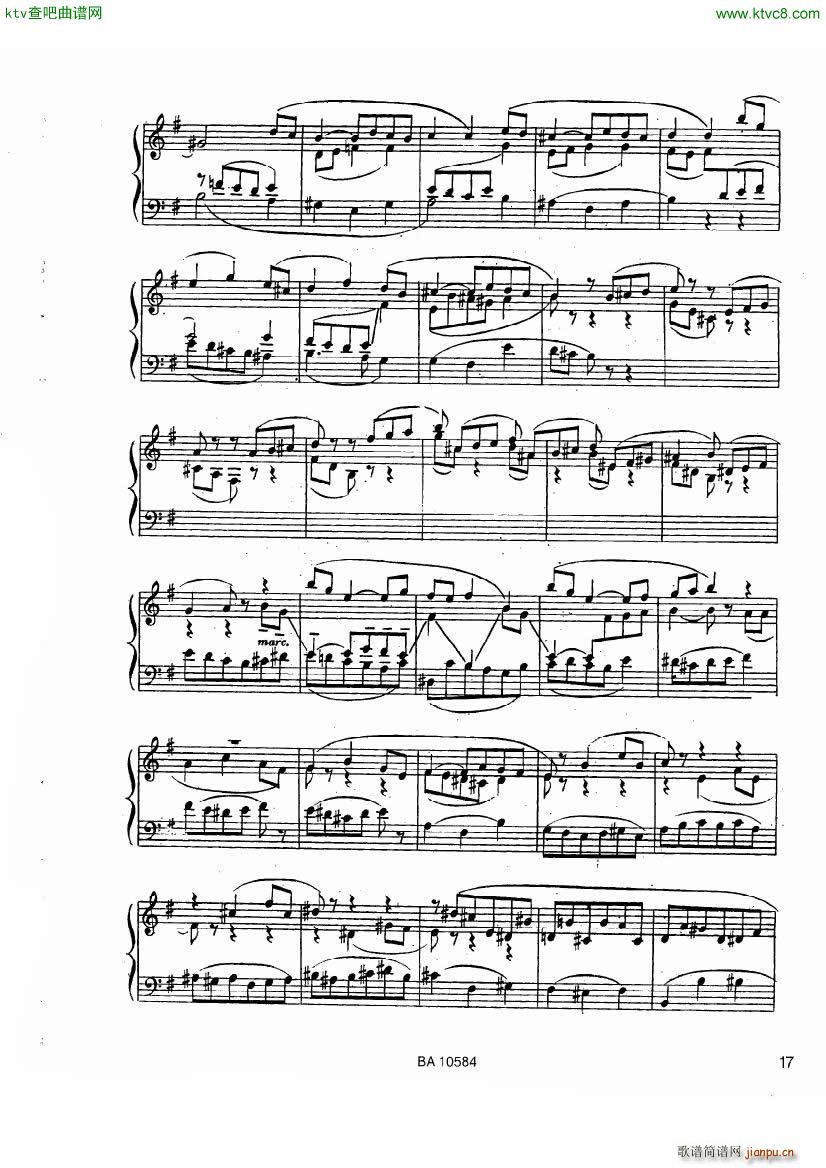 guastavino 10 preludios para piano(钢琴谱)16